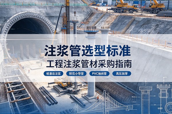 华龙注浆管选型标准