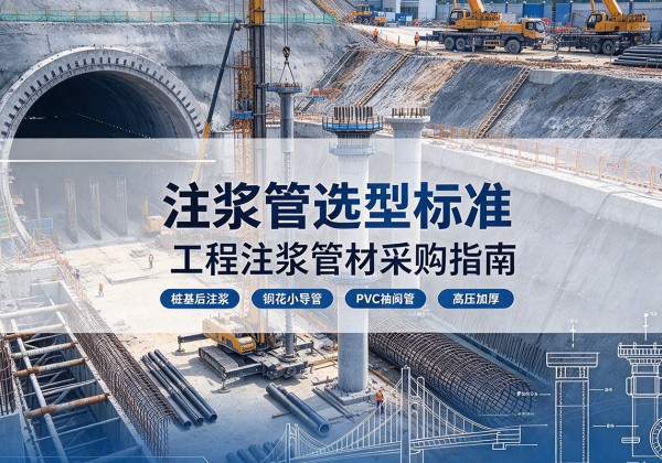 华龙注浆管选型标准
